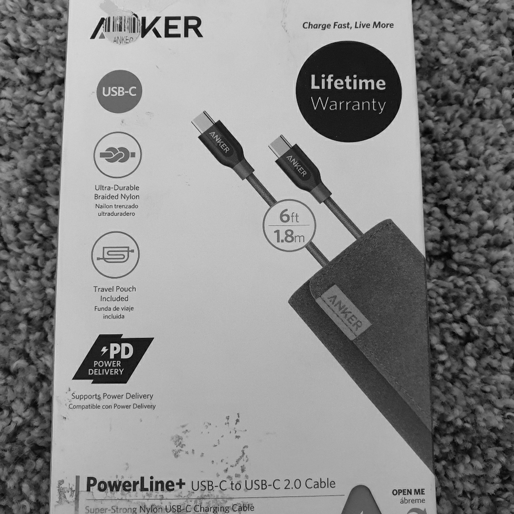 USB C to US C 2.0 Cable